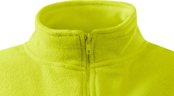 Dámská bunda fleecová - Zapínání na zip až ke bradě