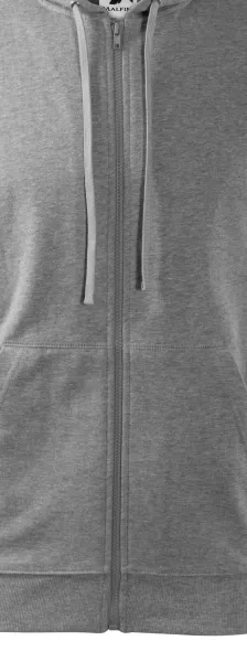 Pánská mikina s kapucí - Zip v barvě mikiny