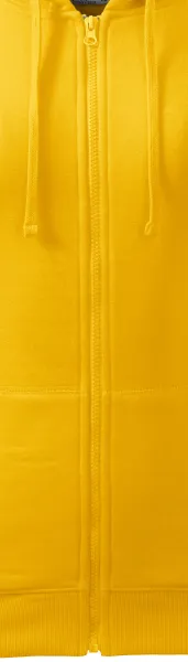 Dámská mikina s kapucí - Zip v barvě mikiny