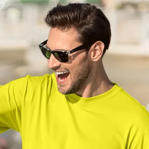 Pánské triko klasické - Klasický kulatý výstřih