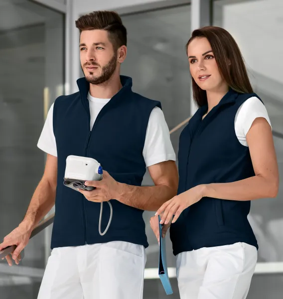 Vesta klasická - Unisex fleecová vesta - pro ženy i pro muže