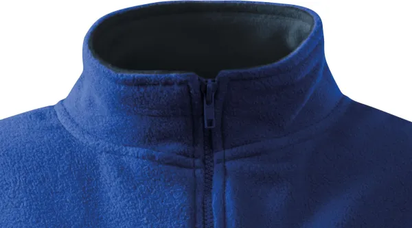 Dámská bunda fleecová - Zapínání na zip až ke bradě