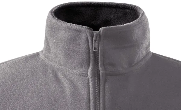 Pánska fleecová bunda - Zapínání na zip až ke bradě