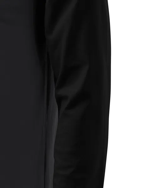 Pánské triko s dlouhým rukávem, kontrastní - Střih s bočními švy