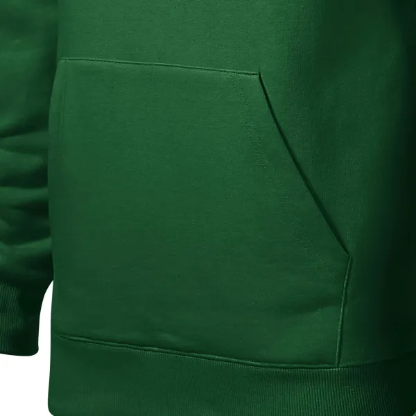 Pánská mikina bez zipu s kapucí - Kapsa ve stylu klokanky