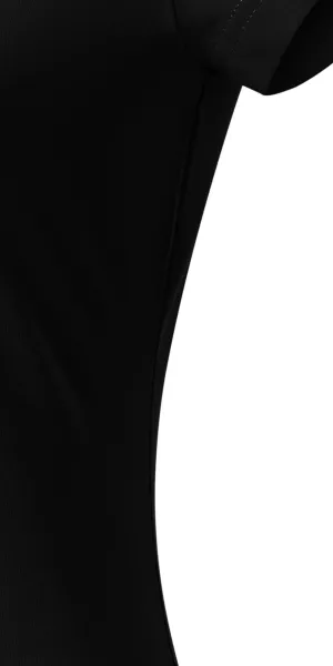 Dámské tričko s V-výstřihem zúžené - Střih s bočními švy