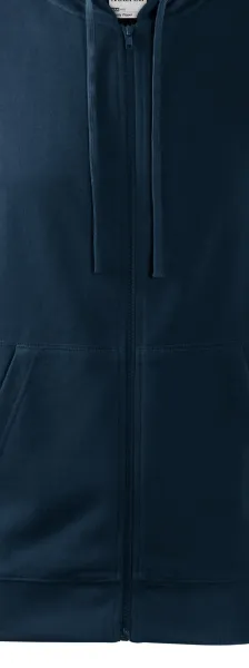 Pánská mikina s kapucí - Zip v barvě mikiny