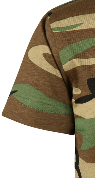 Dětské tričko maskáčové - Klasické krátké rukávy