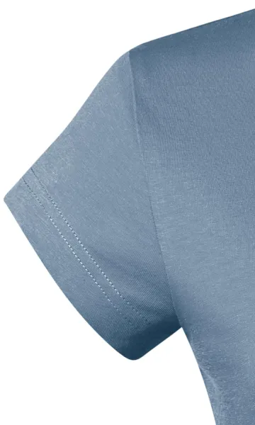 Dámské tričko s V-výstřihem zúžené - Velmi krátké rukávy