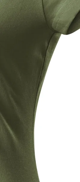 Dámské triko zúžené s kulatým výstřihem - Střih s bočními švy