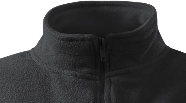 Dámská bunda fleecová - Zapínání na zip až ke bradě