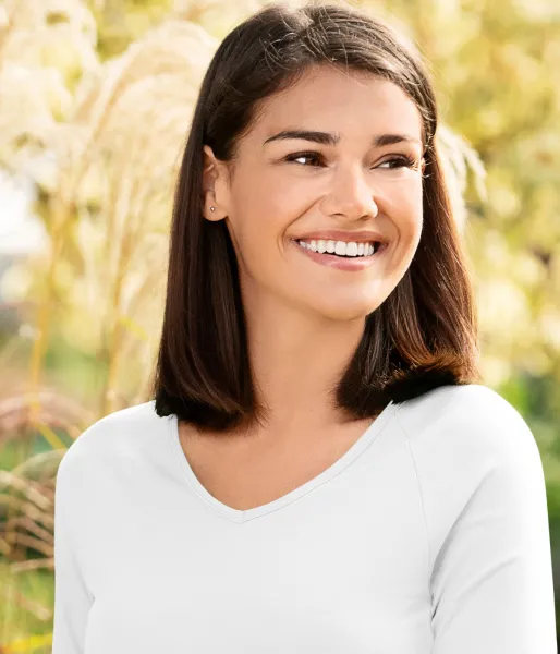 Dámské triko zúžené, V-výstřih - Hluboký výstřih do V