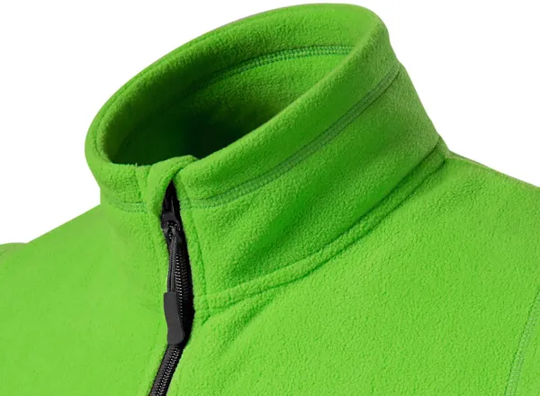 Fleecová vesta kontrastní - Zvednutý límec proti chladu na krku