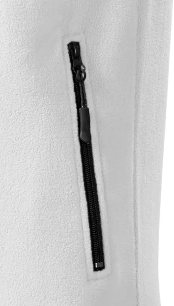 Fleecová vesta kontrastní - Praktické kapsy se zipem