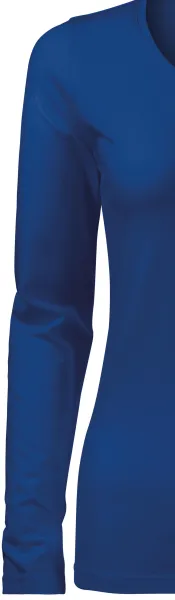 Dámské triko přiléhavé s dlouhým rukávem - Klasické dlouhé rukávy