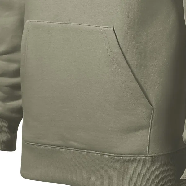 Pánská mikina bez zipu s kapucí - Kapsa ve stylu klokanky