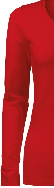 Dámské triko přiléhavé s dlouhým rukávem - Klasické dlouhé rukávy