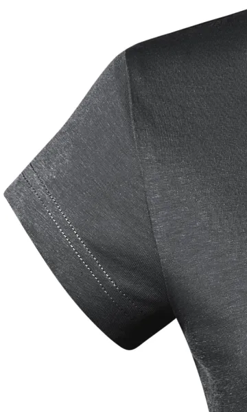 Dámské tričko s V-výstřihem zúžené - Velmi krátké rukávy