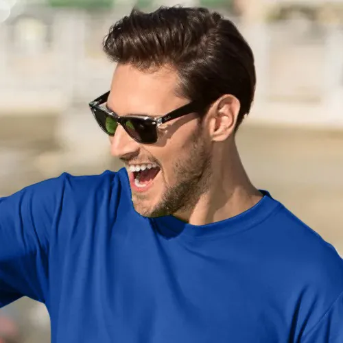 Pánské triko klasické - Klasický kulatý výstřih