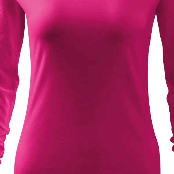 Dámské triko zúžené, V-výstřih - Jemně zúžený střih