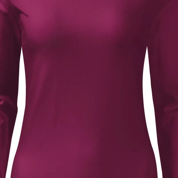 Dámské triko přiléhavé s dlouhým rukávem - Jemně zúžený střih