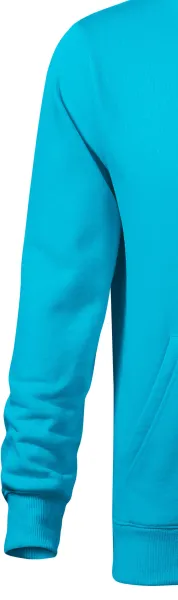 Pánská mikina bez zipu s kapucí - Klasické dlouhé rukávy