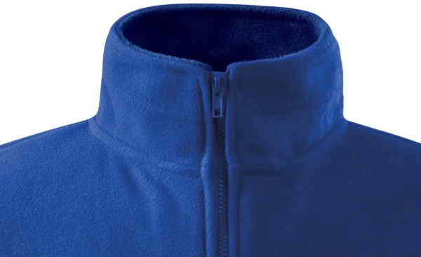 Pánska fleecová bunda - Zapínání na zip až ke bradě