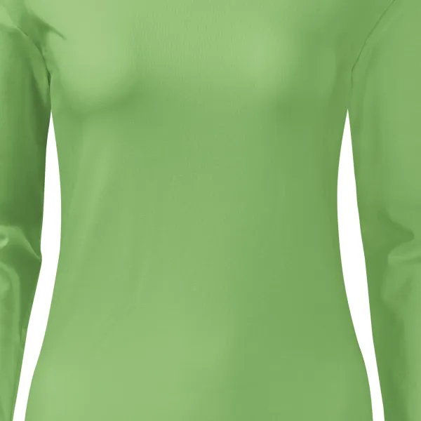 Dámské triko přiléhavé s dlouhým rukávem - Jemně zúžený střih