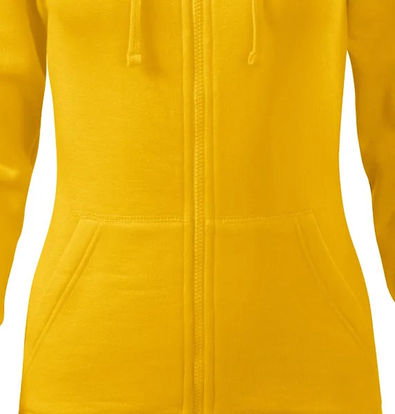 Dámská mikina s kapucí - Zúžený střih s bočními švy