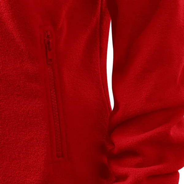 Dámská bunda fleecová - Praktické kapsy se zipem