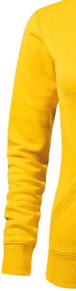 Dámská mikina bez zipu s kapucí - Klasické dlouhé rukávy