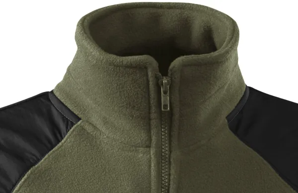 Bunda sportovní - Zapínání na zip až ke bradě