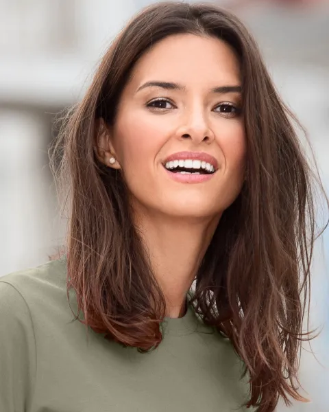 Dámské triko jednoduché - Klasický kulatý výstřih