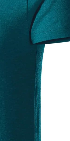 Pánské triko, strukturovaná organická bavlna - Střih s bočními švy