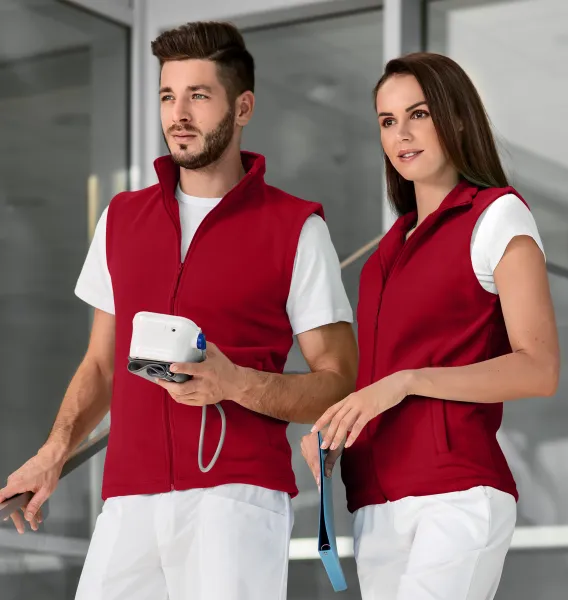 Vesta klasická - Unisex fleecová vesta - pro ženy i pro muže