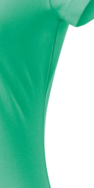 Dámské tričko s V-výstřihem zúžené - Střih s bočními švy