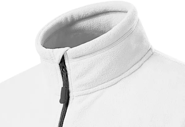 Pánská fleecová bunda kontrastní - Zvednutý límec proti chladu na krku