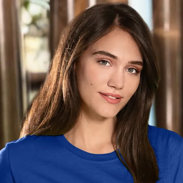 Dámské triko klasické - Klasický kulatý výstřih