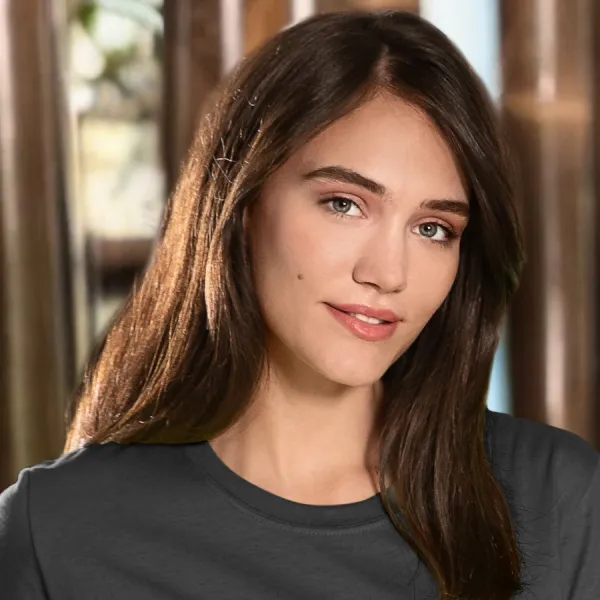 Dámské triko klasické - Klasický kulatý výstřih