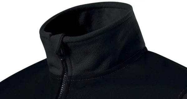 Hřejivá unisex fleecová bunda - Zvednutý límec proti chladu na krku