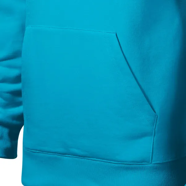 Pánská mikina bez zipu s kapucí - Kapsa ve stylu klokanky