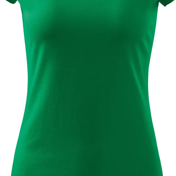 Dámské triko s velmi krátkým rukávem - Jemně zúžený střih