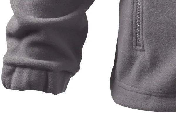 Pánska fleecová bunda - Dlouhé rukávy s pružným koncem