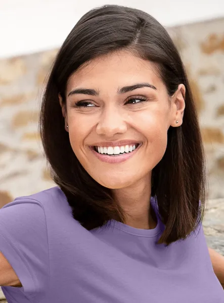 Dámské trendové tričko - Klasický kulatý výstřih