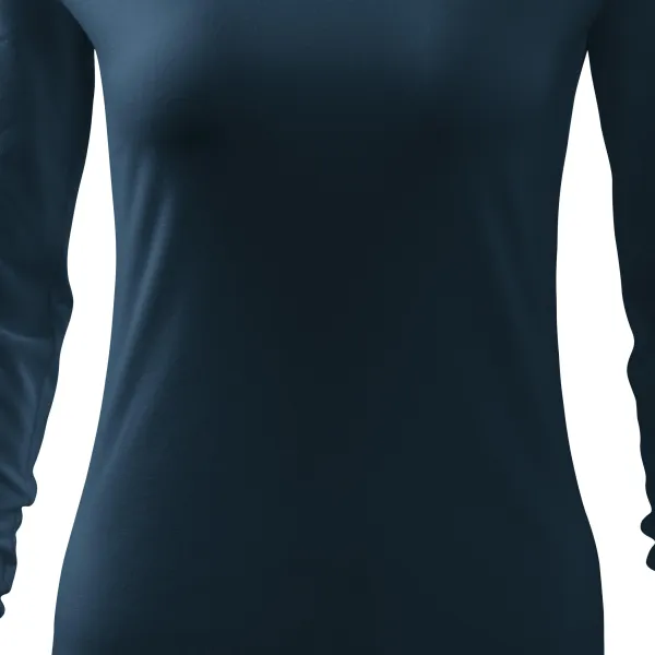 Dámské triko zúžené, V-výstřih - Jemně zúžený střih