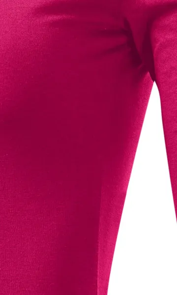 Dámské triko s dlouhými rukávy - Střih s bočními švy