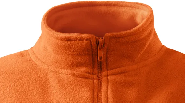 Dámská bunda fleecová - Zapínání na zip až ke bradě