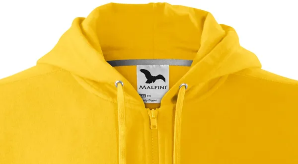 Pánská mikina s kapucí - Kapuce se šňůrkami ke stažení