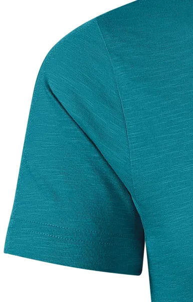 Pánské triko, strukturovaná organická bavlna - Klasické krátké rukávy