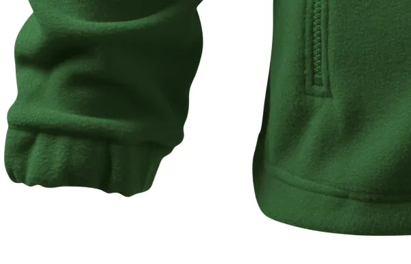 Pánska fleecová bunda - Dlouhé rukávy s pružným koncem